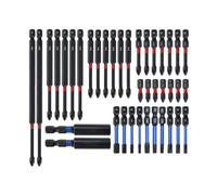 Hitburu Magnetic Drill Bit Set - Electric Screwdriver Bits, Hexagonal Tips Professional for Cabinet Making Drywall Installation Auto Industrial Appliance