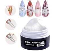 Hitburu Molding Gel for Nails - Non-Sticky Hard Gel,Beauty Supplies for Styling Home Salon Decoration Fashion Practice Wedding Party Holiday Everyday Special Occasion