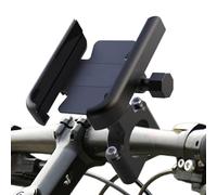 Hitburu Motorcycle Phone Mount,Adjustable Bike Phone Holder - Motorbike Accessories Motorcycle Smartphone Bracket Aluminum Alloy for Commuting Urban Road Cycling Racing Electric Bike Mountain