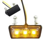 Hitburu Motorcycle Rear Light,Motorcycle License Plate Driving Light | Vibration-Resistant Motorbike Accessories, High-Intensity Rear Lamp for Safe Touring