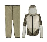 Hitburu Outdoor Clothing | Fly Proof Breathable Mesh Clothing - Folding Gear Adjustable Fit Protective Clothes Cover for Backpacking Travel Camping Garden Hiking Patio