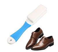 Hitburu Soft Bristle Shoe Brush | Soft Boot Shoes Brush Cleaner - Gentle Ergonomic Tool Cleaner for Leather Sneaker Laundry Outdoor Boot Purse Home Family
