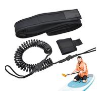 Hitburu Surf Leash | Surf Board Leash | Retractable Carabiner Attachment Lanyard Quick-Release Connectors Belt Straps for Fishing River Canoeing Paddleboarding Tubing Trip Kayaking