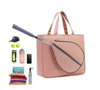 Hitburu Tennis Bag, Tennis Bag Racket Protective Cover, Waterproof Storage Organizer Badminton Racquet Holder Tote for Youth Beginner Professional Players Outdoor Sports