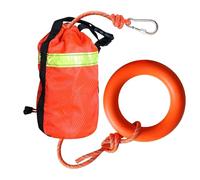 Hitburu Throw Bag | 16m Reflective Throwable Rope Throw Bag,Reflective Safety Equipment Floating Tensile Strength Up 500kg Rafting Accessories for Women Men Kayaking