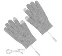 Hitburu USB Heated Gloves,USB Electric Touchscreen Mittens | Winter Gloves - for Kids Men Winter Women Running Camping Football Motorcycle Work