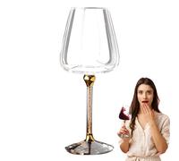 Hitburu Wine Cup | Decorative Wine Glasses,Glassware Goblets Rotating Ergonomic Organizer Holder for Travel Drinking Wedding Birthday Pool Cocktail