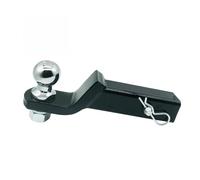 Hitch 2 Inch Receiver With 6000 Pound Capacity Trailer Hitch Mount Solid Steel Tow Ball Hitch Drop For Trucks And SUVs RV Parts for Caravan Boat(Nero)