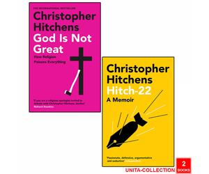 Hitch 22 & God Is Not Great By Christopher Hitchens 2 Books Collection Set