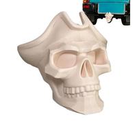 Hitch Ball Cover | 3D Pirate Captain Skull Protector | Towing Hitch Ball Protector - for Car SUV Truck RV Long-Distance Trip Parking Lot