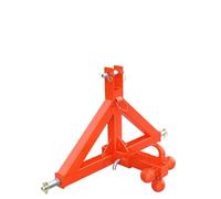 hitch coupling 3 Point Hitch Trailer Receiver For Category, Tractor Quick Hitch With 2" Receiver Coupling Tow Hitch(Red)