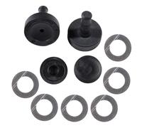 Hitch Friction Pad Kit Compatible with Alko AKS 2000 2004 3004 3504 1220755 Caravan Stabiliser Side Pads with Shims Dust Caps