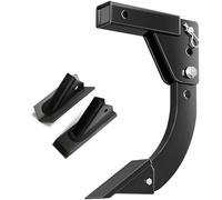 Hitch Mounted Trencher Fits 3 Point Hitch, Heavy Duty Subsoiler, Hitch Lawn Ripper for ATV/UTV Tractor, Updated Adjustable 16" Trenching Shank Plow, Thicken Trench Digger with 2pcs Replaceable Teeth