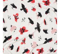 Hitchcock The Birds Flight Collage Fleece Blanket - L