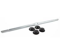 Hitchman Spare Axle and Hub Cap for the Wastemaster WMAX