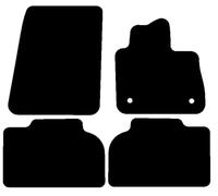 HITECH Black Tailored Standard Carpet Car Mats to fit - Ford Puma Gen-E 2025 onwards with HOT PINK EDGING