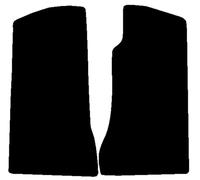 HITECH Black Tailored Standard Carpet Car Mats to fit - MG MGB/MGC/GT 1963-1980 with RACING RED EDGING