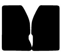 HITECH Black Tailored Standard Carpet Car Mats to fit - Triumph TR4 / TR4A 1961-1967 with CHARCOAL GREY EDGING