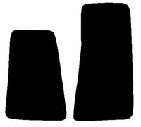 HITECH Black Tailored Standard Carpet Car Mats to fit - TVR Chimaera 1994-2004 with RACING RED EDGING