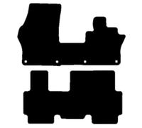 HITECH Black Tailored Standard Carpet Car Mats to fit - VW ID.Buzz 2022 onwards with RACING RED EDGING