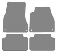 HITECH Grey Tailored Standard Carpet Car Mats to fit - Audi A6 E-Tron 2024 onwards with HOT PINK EDGING