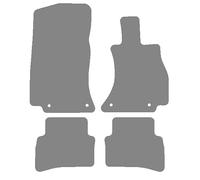 HITECH Grey Tailored Standard Carpet Car Mats to fit - Mercedes E Class W214 Saloon/Estate 2023 onwards with HOT PINK EDGING