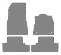 HITECH Grey Tailored Standard Carpet Car Mats to fit - Renault 5 E-Tech 2024 onwards with HOT PINK EDGING