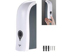 HITECHLIFE Soap Dispenser Wall Mounted,300ml Manual Singal-head Hand Sanitiser Pump, Shampoo Dispenser Shower Gel Liquid Holder For Kitchen,Bathroom,Office