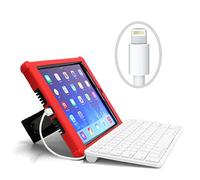 Hitek iPad Wired Keyboard, MFI Certified, Made for K-12 Schools State standardized Testing. Compatible with 2018 & 2017 iPad, 6th & 5th Generation, All iPad Airs and Pro Tablets
