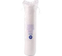 Hithika 120 Cotton Rounds - Soft Hypoallergenic Pads for Face & Skin Care, Makeup Removal & Cream Application, 100% Pure Vegan Cotton, 5cm Round Pads in Drawstring Bag to Remove Makeup