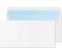 HITHIKA Pack of 50 DL Envelopes A4 A5 Envelopes Peel and Seal White Paper Mailer Bags for Wage, Mail Posting, Money, Love Letter, Gift Standard Letter Postage [110mm x 220mm].