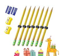 HItianya Adhd Fidget Pencil, Threaded Fidget Toys Pencils with Sliding Nuts’n Bolts for Kids and Adults, Textured Sensory Pencil Quite Fidget for School, Work & Anxiety Relief (7pcs)