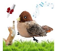 HItianya Flappy Chase Cat Toy, Flappy Chase Bird, Interactive Chirping Flapping Bird Cat Toy, Flying Cat Toy Bird with Chirping Sound Wing Vibration, Flying Birds for Cats (C)