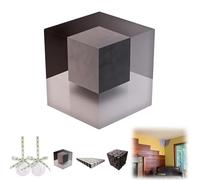 HItianya Impossible Corners - Wall Art That Reshapes Reality, 3D Wall Art Optical Illusion Corner Wall Decal, 19.7in Large Removable Peel and Stick, Minimalist Modern Home Decor (B)