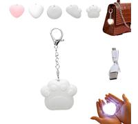 HItianya Love Wallet Tote Bag Touch Sensing Light, Rechargeable Purse Glow Light, Mini Touch Handbag Lights for Inside Purse, Heart Bag Lamp, Lights Up When Touched (1, Paw)