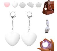 HItianya Love Wallet Tote Bag Touch Sensing Light, Rechargeable Purse Glow Light, Mini Touch Handbag Lights for Inside Purse, Heart Bag Lamp, Lights Up When Touched (2, Heart A)