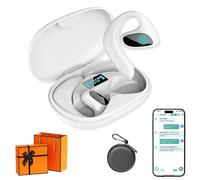 HItianya Meacode Ai Translation Earbuds, 3 in 1 Bluetooth Ai Translation Earbuds Real Time with 156, AI Headphones Translating Device for Business, Learning, Travel (white)