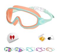 HItianya My Cool Summer Goggles, No Leaking Kids Swimming Glasse with Electroplating for Children and Early Teens from 3 to 15 Years Old, Waterproof, Anti-Fog, UV Protection (child-C)