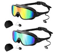 HItianya My Cool Summer Goggles, No Leaking Kids Swimming Glasse with Electroplating for Children and Early Teens from 3 to 15 Years Old, Waterproof, Anti-Fog, UV Protection (aldult-D)