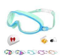HItianya My Cool Summer Goggles, No Leaking Kids Swimming Glasse with Electroplating for Children and Early Teens from 3 to 15 Years Old, Waterproof, Anti-Fog, UV Protection (child-A)