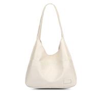 HItianya Ooomay Bag, Vegan Leather Tote, Ooomay Shoulder Bag, Waterproof,Large Capacity, Tote Bag for Women Soft, Vintage Casual Simple, Ideal for Daily Use (White)