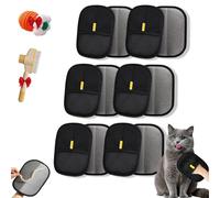 HItianya Pet Hair Remover Glove for Cat and Dog, Magic Brush Pet Hair Removal Glove, Reusable Electrostatic Grooming Brush for Furniture, Carpet, Clothes & Car Seat (6PC)