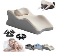 HItianya Spark Pillow, The Spark Pillow for Couples, 27 Degree Wedge Couples Posture Pillows,Ergonomic Memory Foam Butt Cushion, Comfort & Support During Intimacy (B-3)