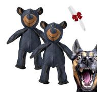 HItianya Unbreakable Bear,Unbreaka Bear Dog 2.0 Dog Toy,Unbreakable Teddy Extreme Bear 2.0 Dog Toys,Interactive Dog Toys Will Squeak,Anxiety Relief Toys for Dogs (2pcs)