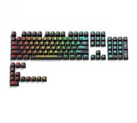 HITIME x XVX Keycaps 60 75 100 Percent - Shine Through Custom Keycaps w/IMD Tech, Large Font, Big Lettering Key Cap for Mechanical Keyboards, Full 118 Key Set, OEM Profile, Black