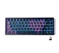 HITIME x XVX M67 60% Wireless Keyboard, QMK/VIA Survey Keyboard, Three-Mode Creamy Mechanical Keyboard, Hot Swappable Mount, RGB IMD Technology for Win/Mac, Black
