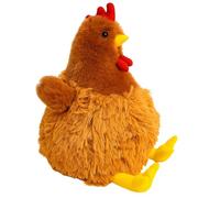 HiTjK Chicken Plush, Chicken Teddy Premium Soft Textile Design, Chicken Toy Ideal for Home Decor and Collectible Displays, Realistic Feather Texture with Durable Construction