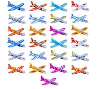 HiTjK Glider Planes for Kids, 25 Pack Assemble Gliders Party Bag Fillers, Fun Planes for Kids, Easy to Assemble Educational Toy, 10 x 9.5 cm Each