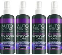 HitlineUK 4 x 300ml Car Dashboard Silicone Spray High Gloss - Interior Cleaner for Vinyl, Plastic & Trim - High Gloss Effect - Easy Spray-On Detailer - Dust-Repellent