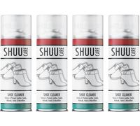 HitlineUK 4 x 300ml Shuu Shoe Trainer Boot Spray Cleaner Fabric